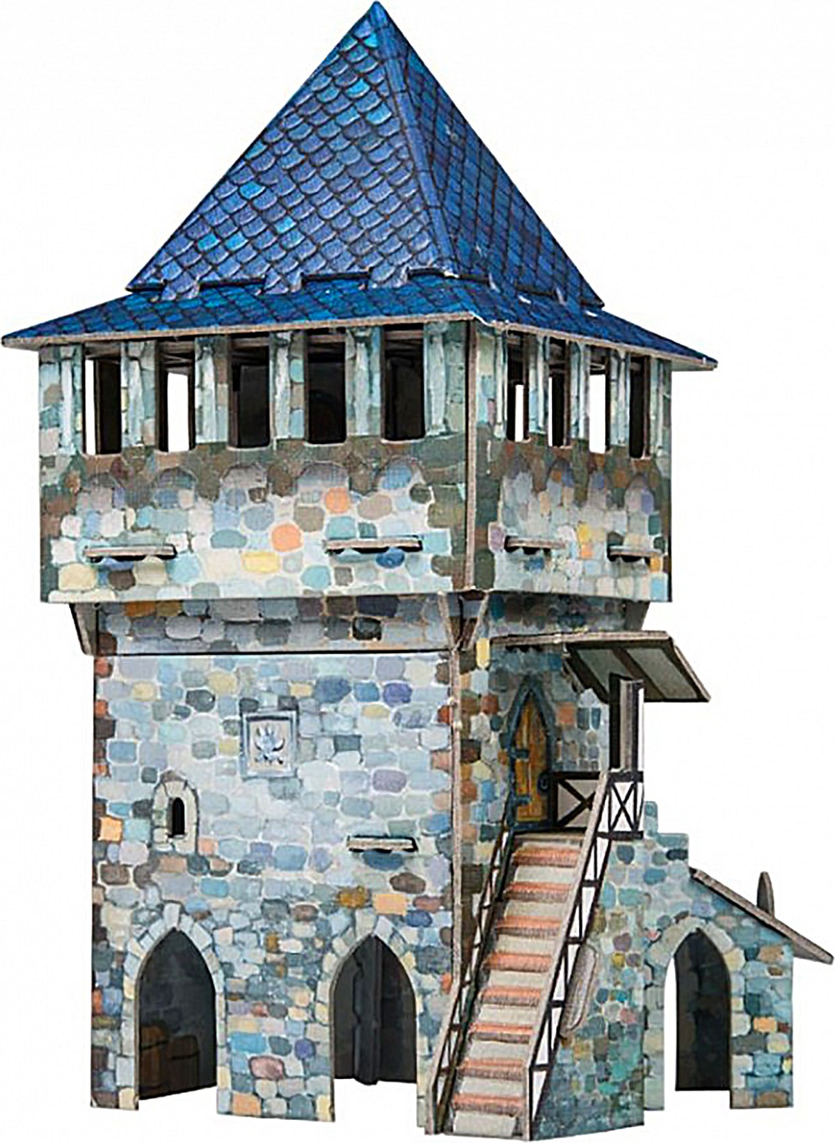 3d Puzzle KARTONMODELLBAU Papier Modell Geschenk Idee Spielzeug Oberer Turm TOP TOWER